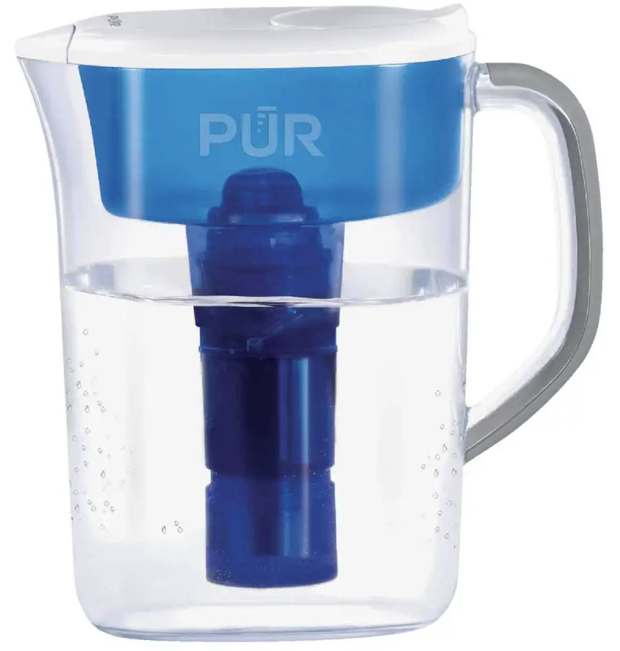 PUR Filter Pitcher with the PLUS filter can remove 98.5% of the lead from water.