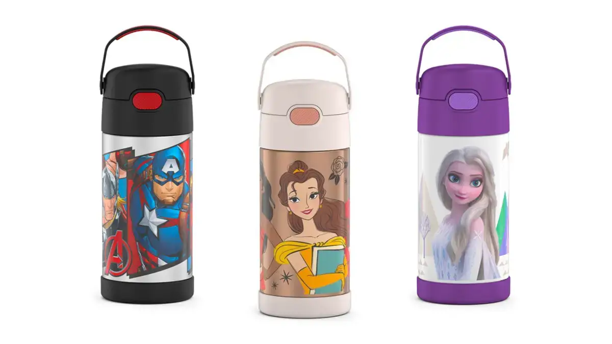 Thermos Funtainer Planes Dusty Crophopper Stainless Insulated Kids Water Bottle 