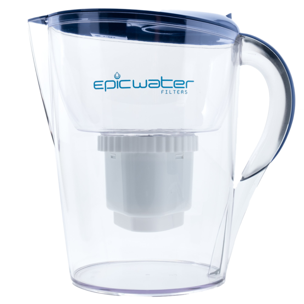 The Epic Water Filter Pitcher can remove 99.4% of the lead from water.