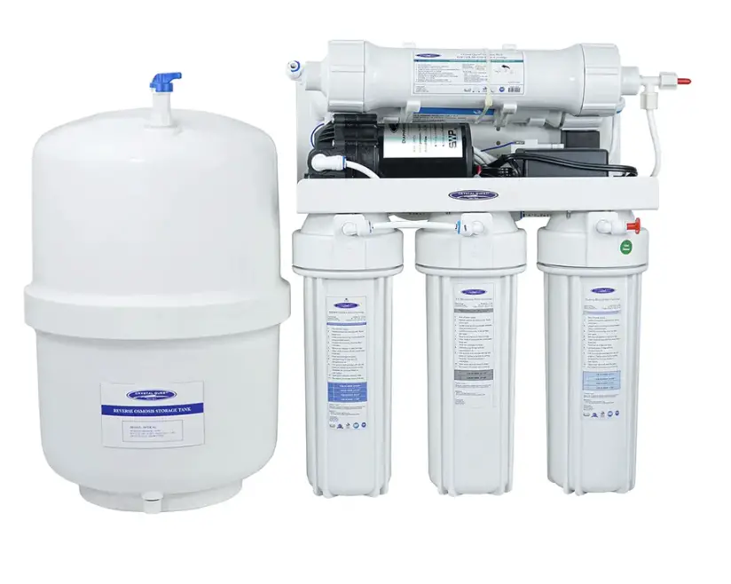 Crystal Quest's Thunder Reverse Osmosis System 1000CP can remove glyphosate from water.