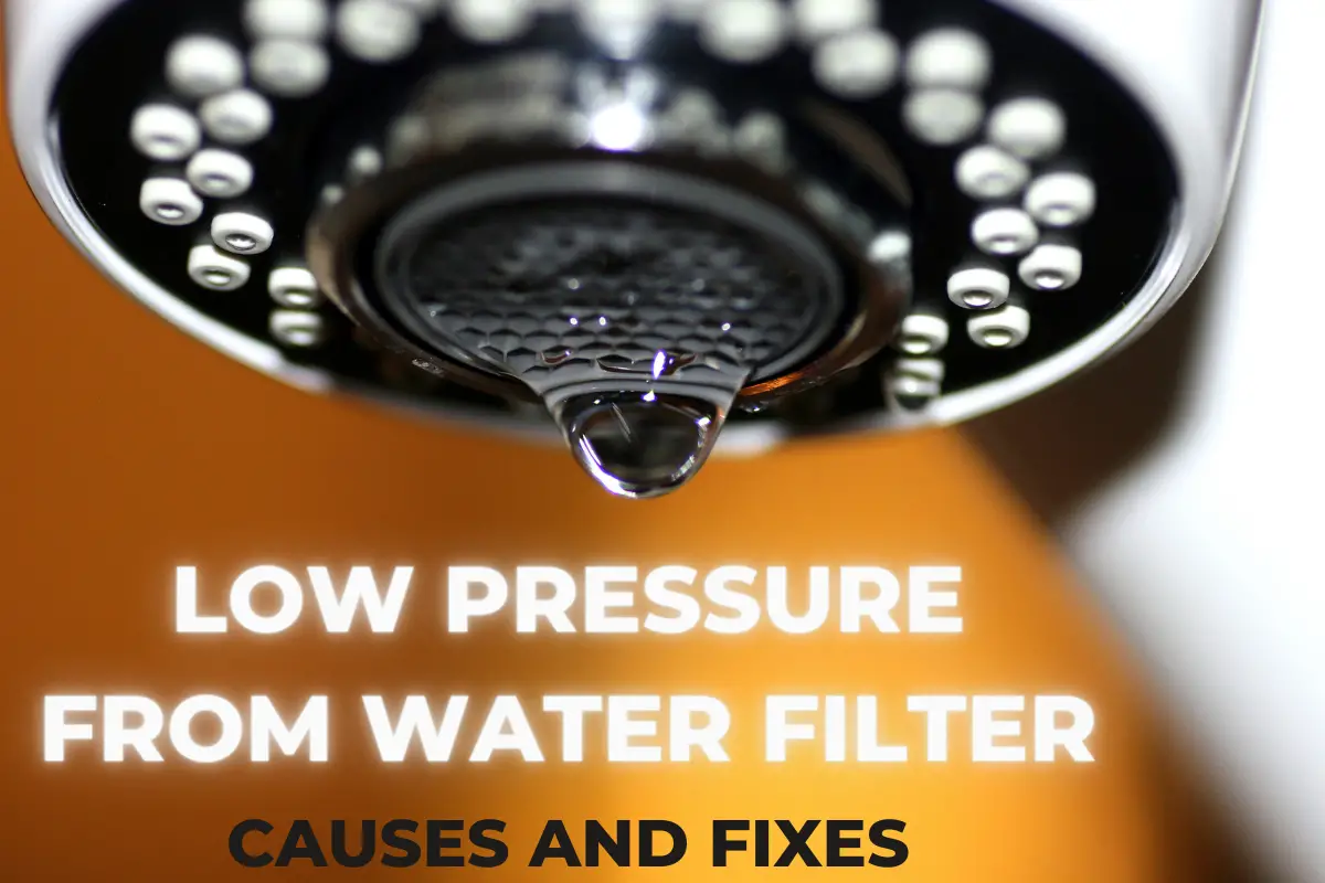 How To Fix Low Water Pressure After Installing A Water Filter Water