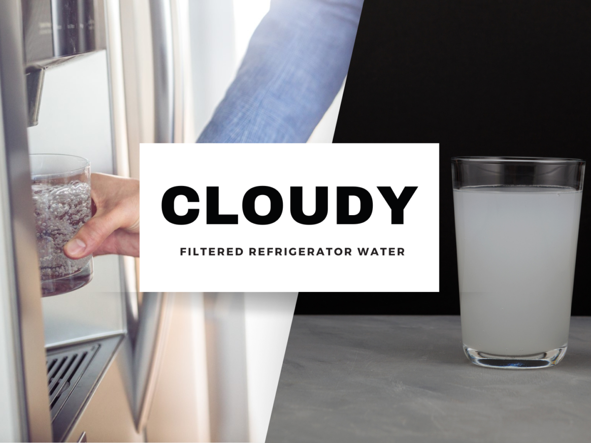 Clearing the Cloudiness Refrigerator Filtered Water Water