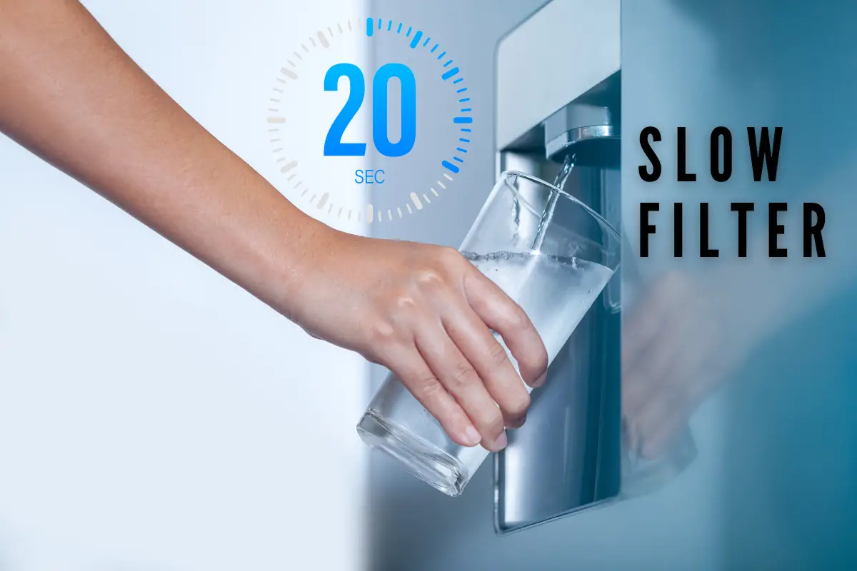Reasons why your refrigerator filter is slow and how you can fix it. 