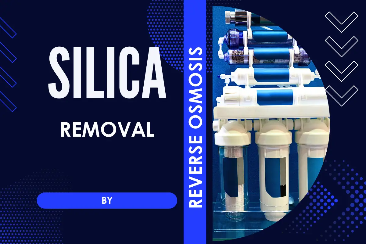 Silica removal by reverse osmosis.