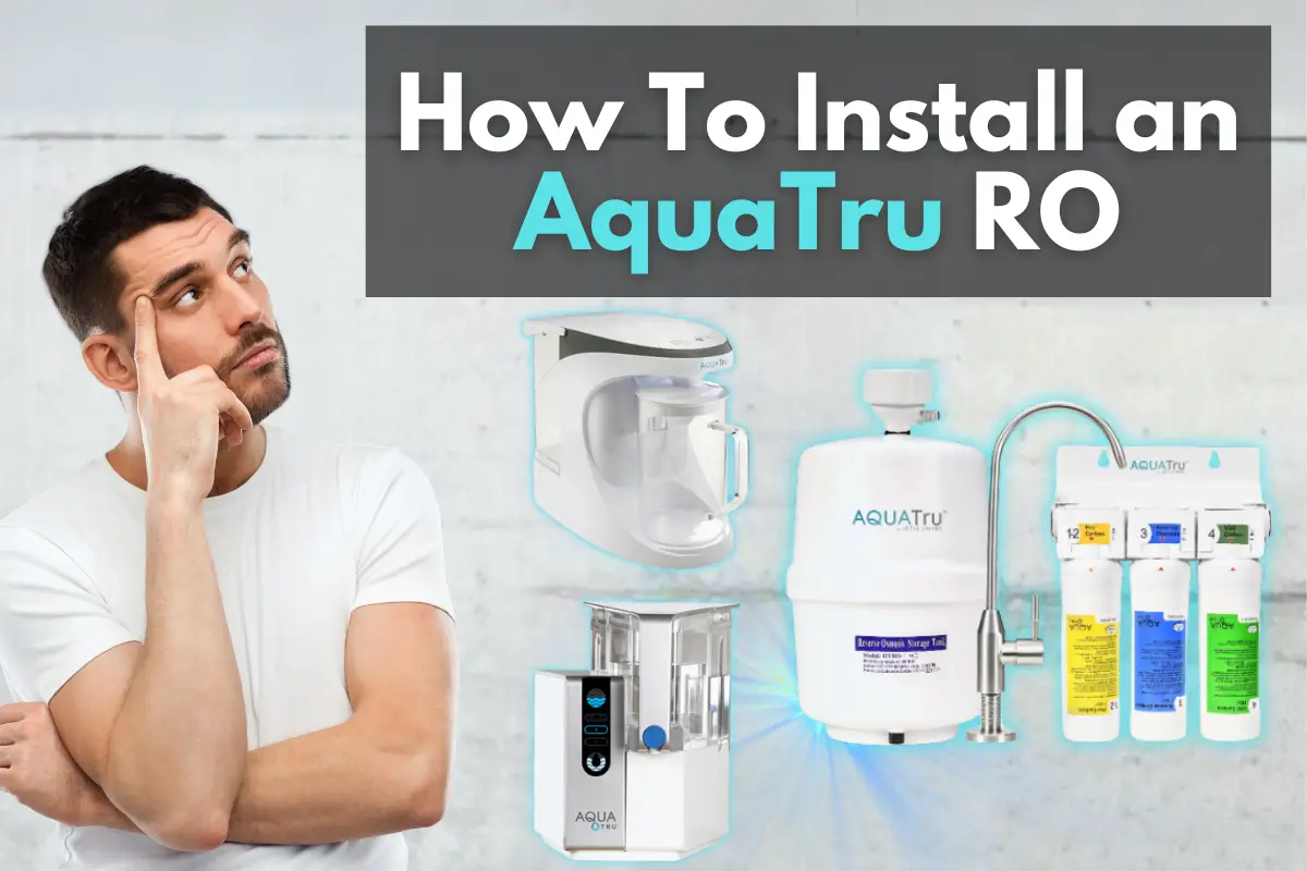 How To Install An AquaTru RO system Carafe, Countertop & Undersink